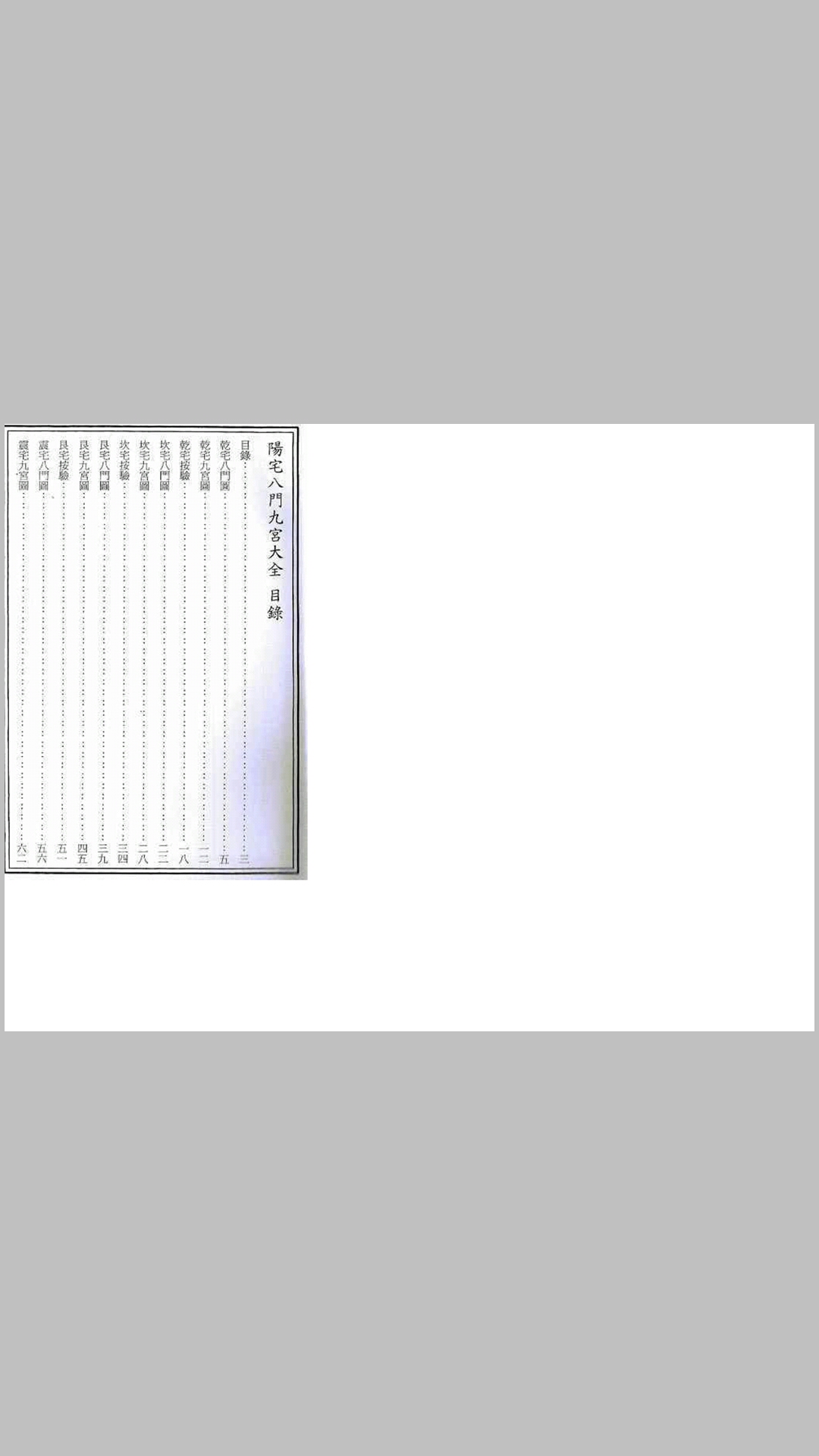 阳宅八门九宫大全图解