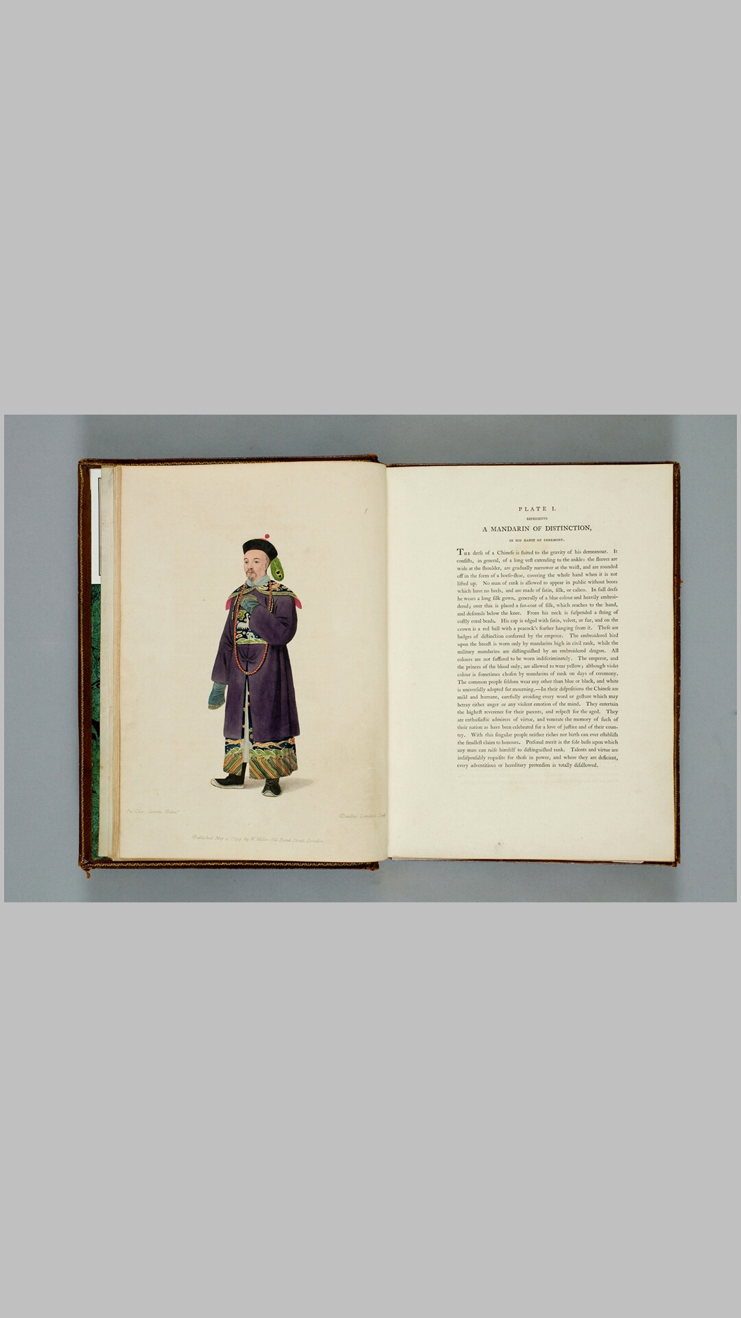 The costume of China.中国服饰.By George Henry Mason.1800年