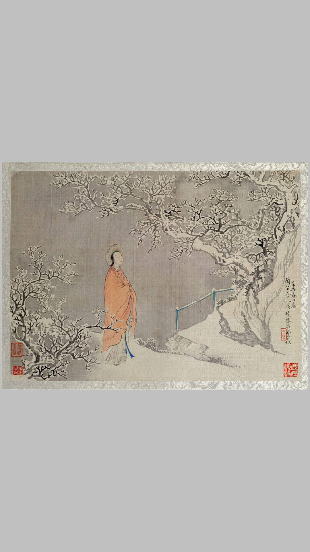 十二金钗图册.清.费丹旭绘.绢本设色.北京故宫博物院藏