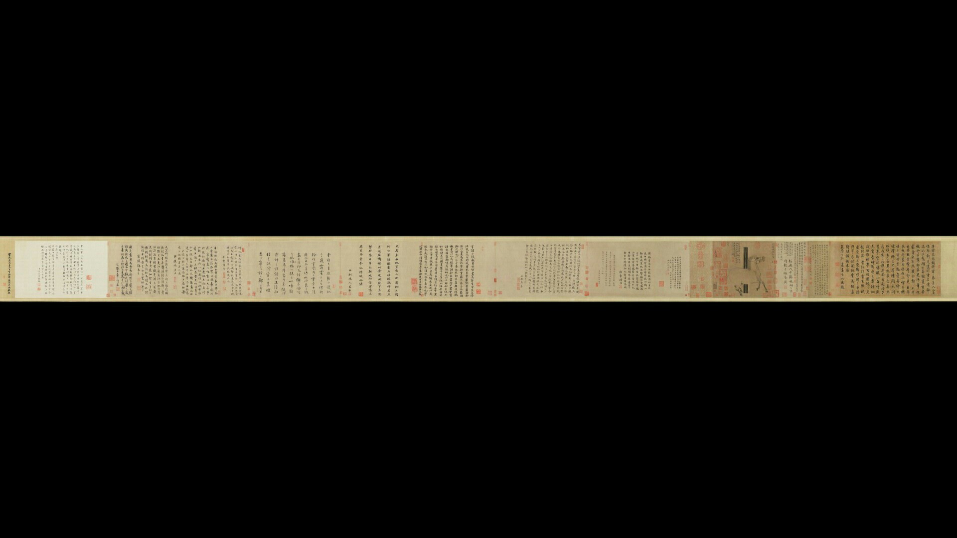 唐 韩幹 照夜白 纸本30.8×33大都会博物馆