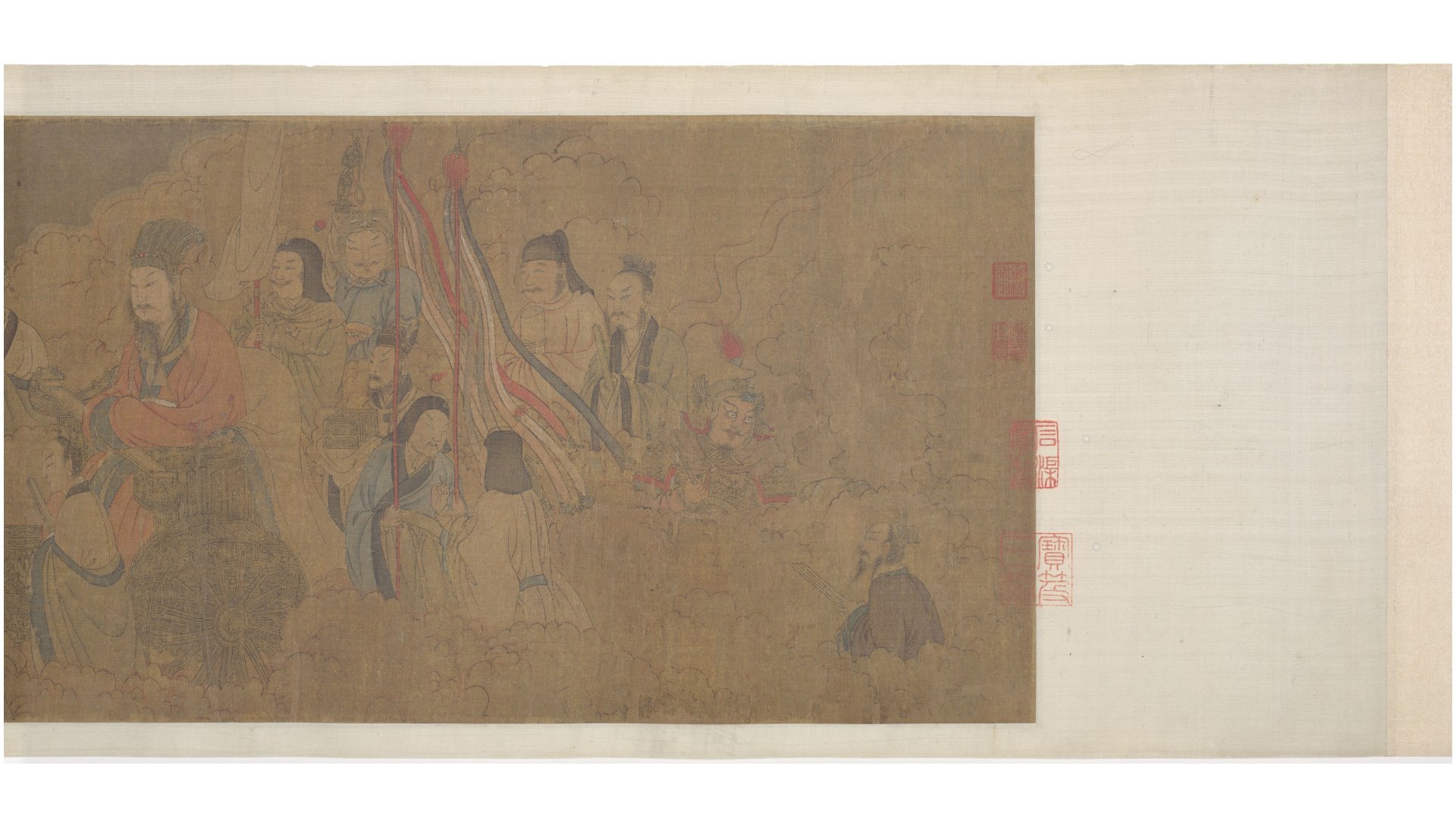 九歌图书画卷.旧传张敦礼绘.高清注释.美国波士顿美术馆藏