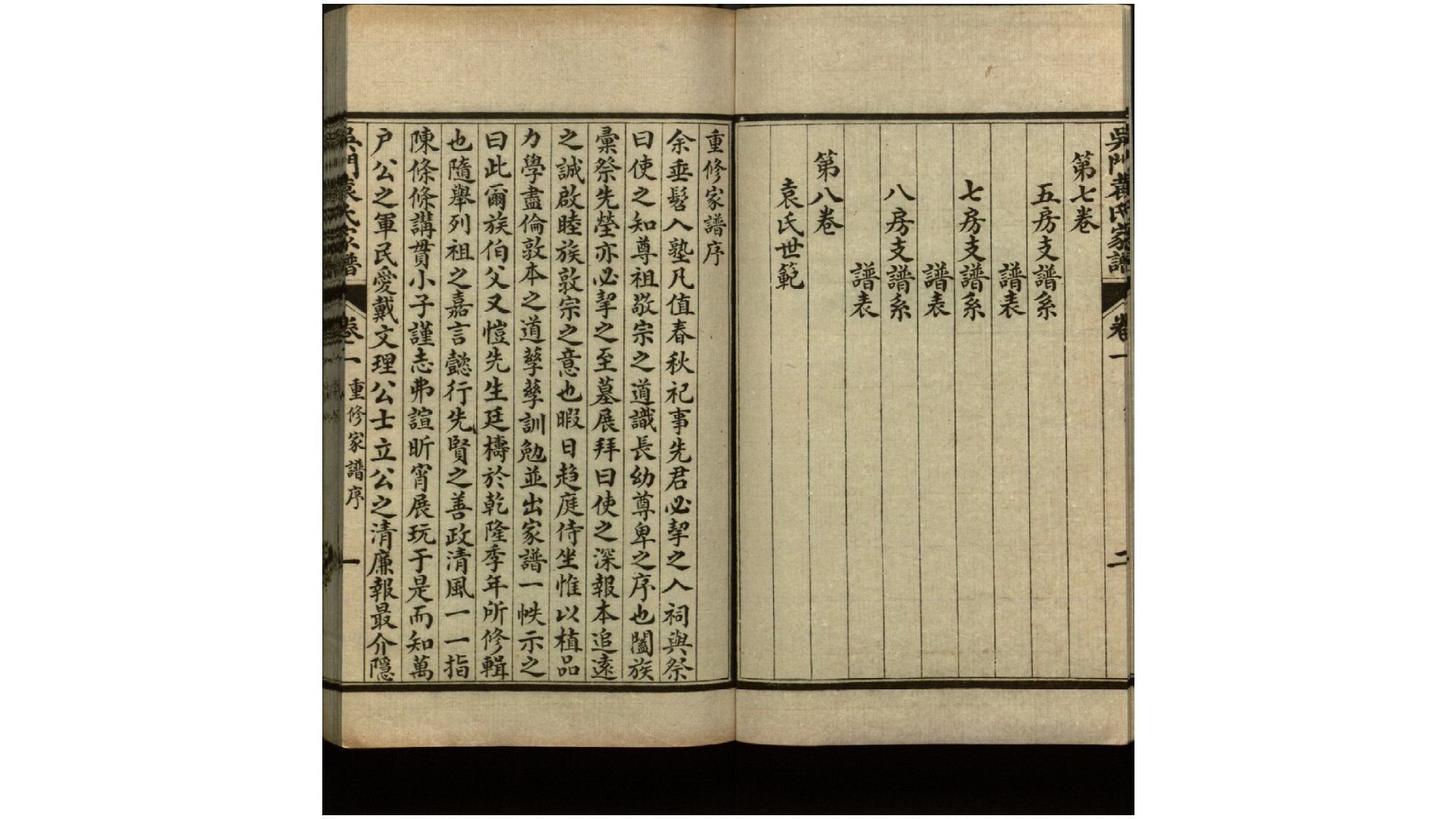 吴门袁氏家谱.清.袁来儁修 清光绪25年修民国八年（1919）石印本