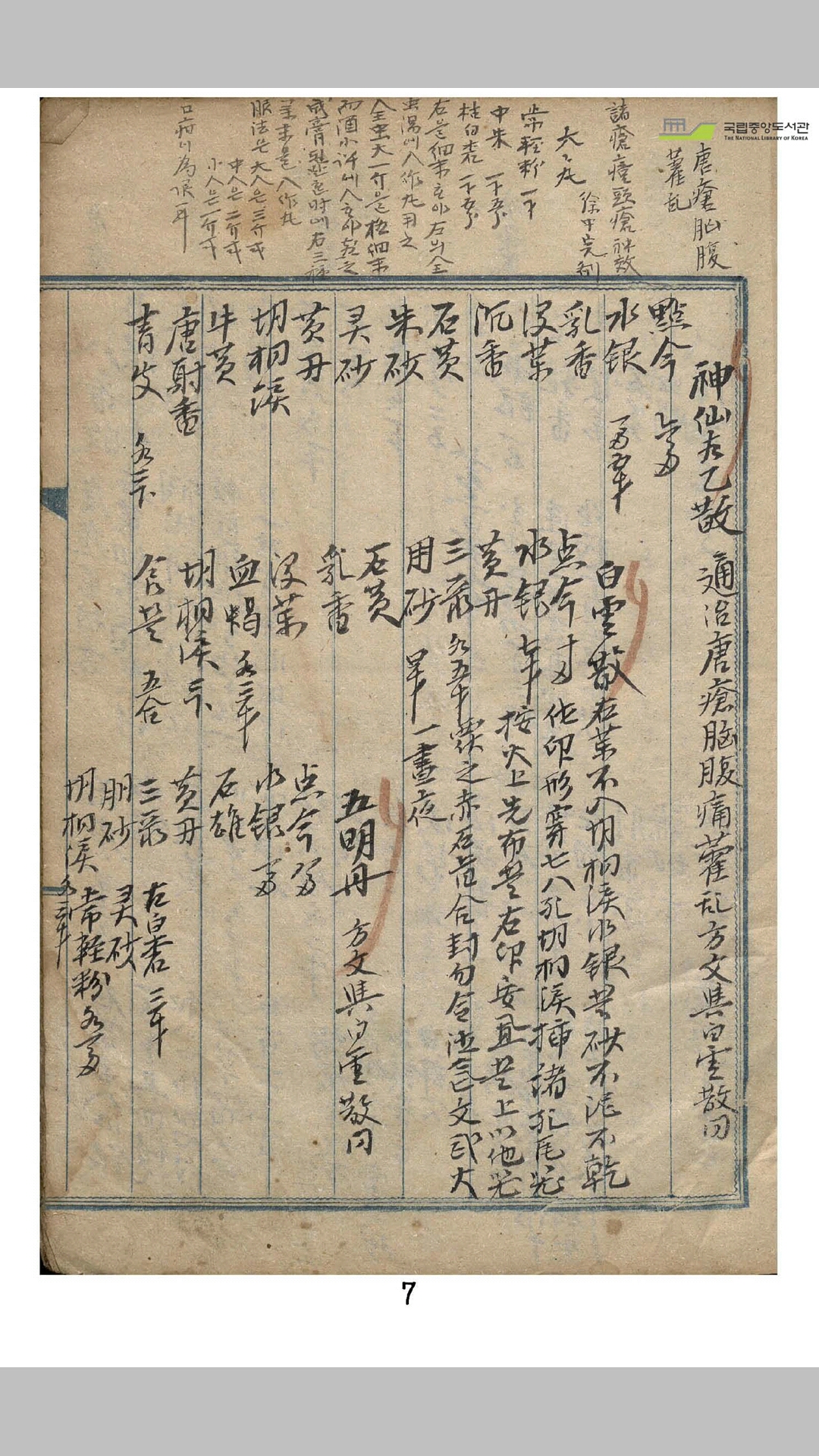 药