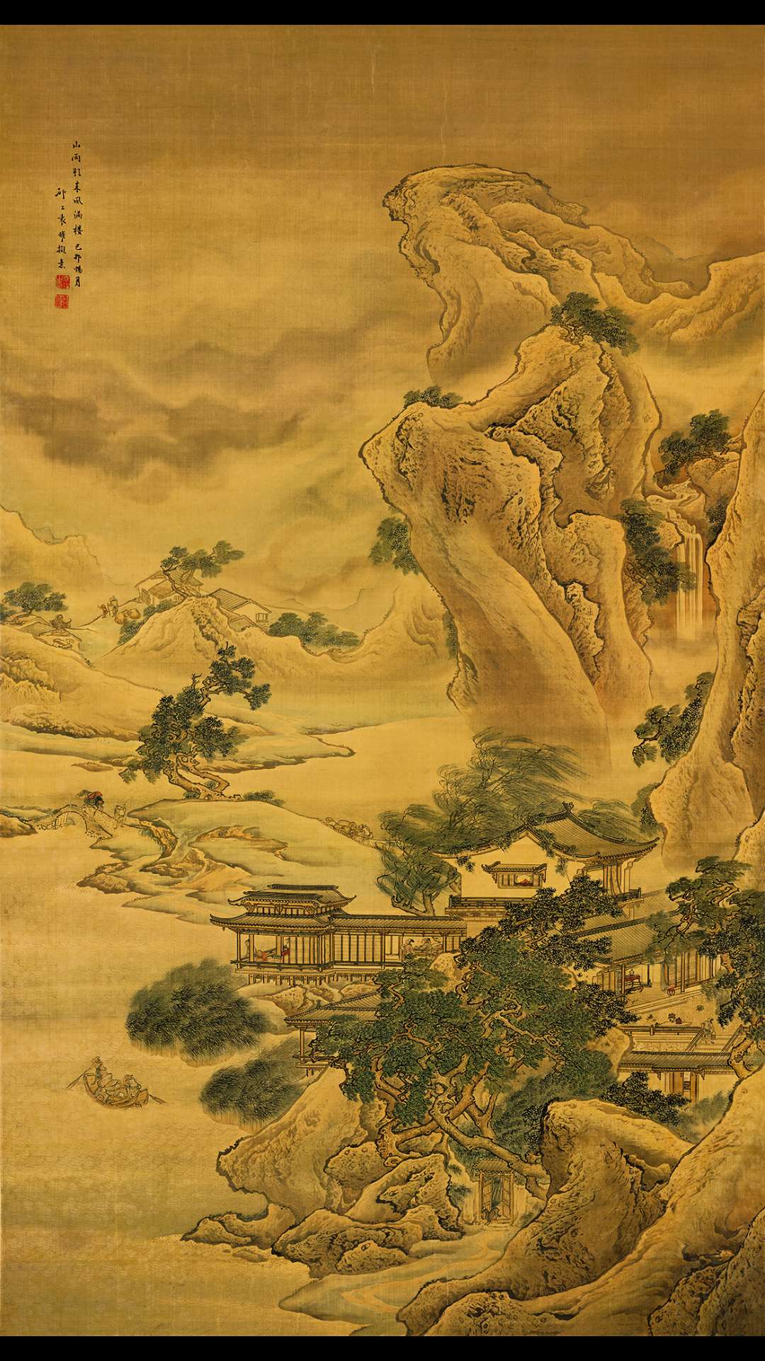 山雨欲来图