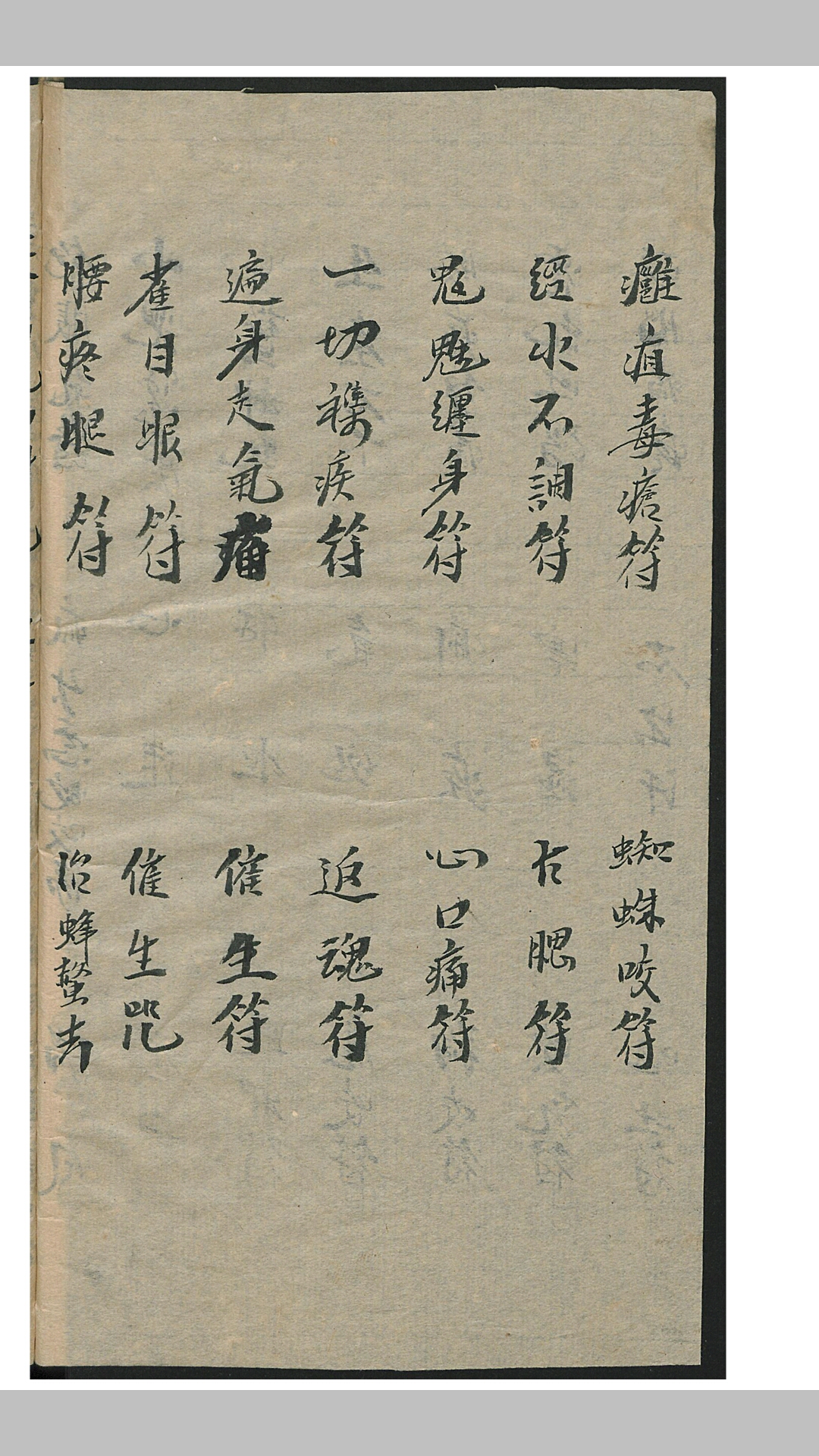 祝由科一