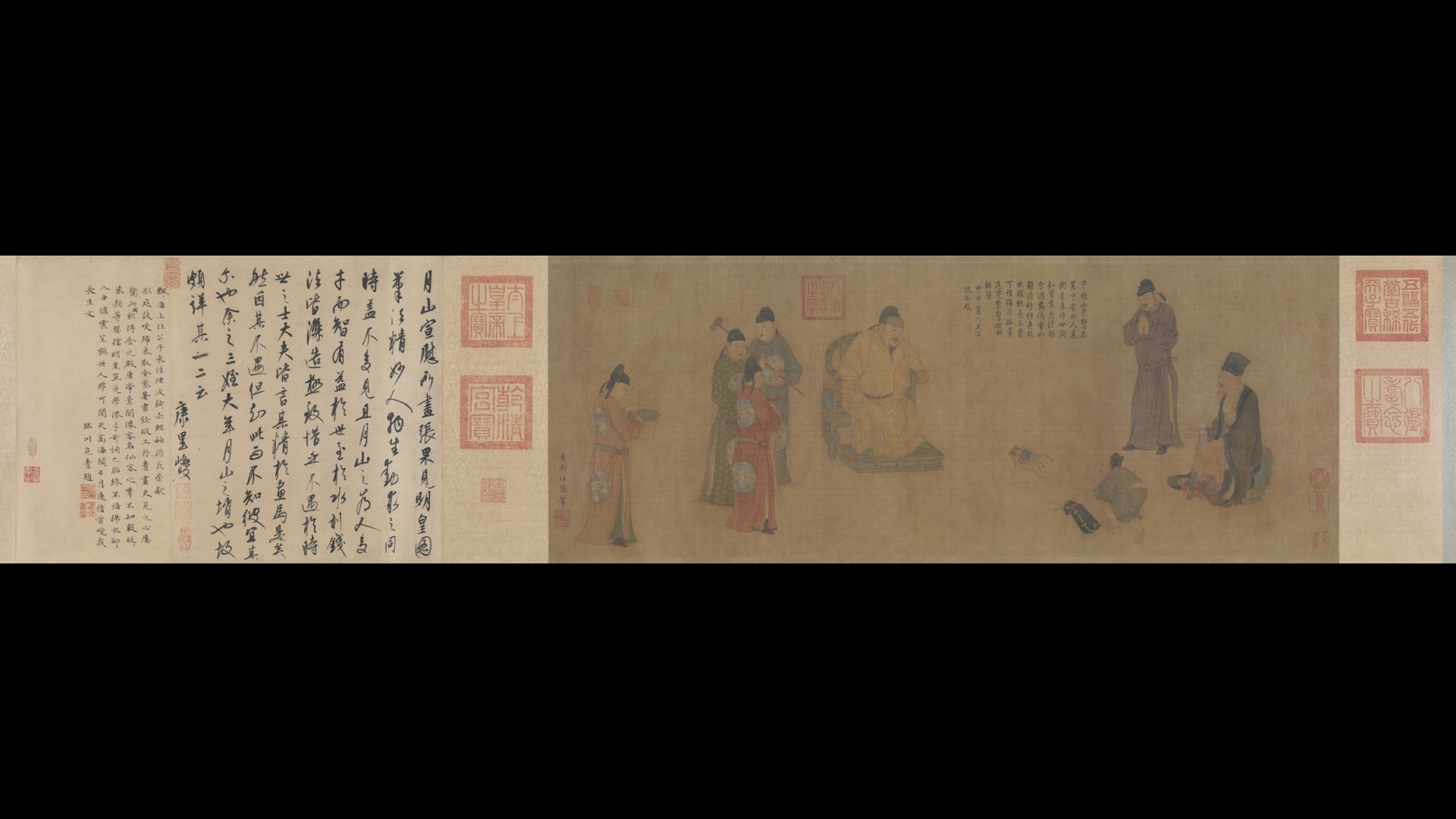 元 任仁发 张果见明皇图绢本41.5×107.3北京故宫