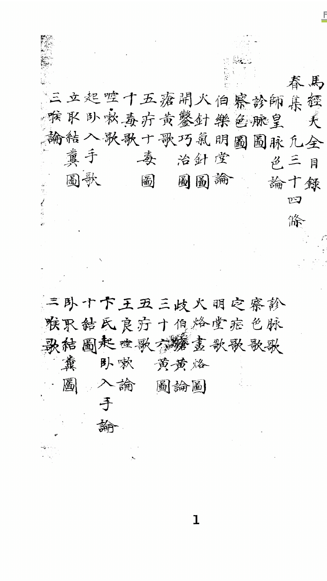 马经大全（兽医）