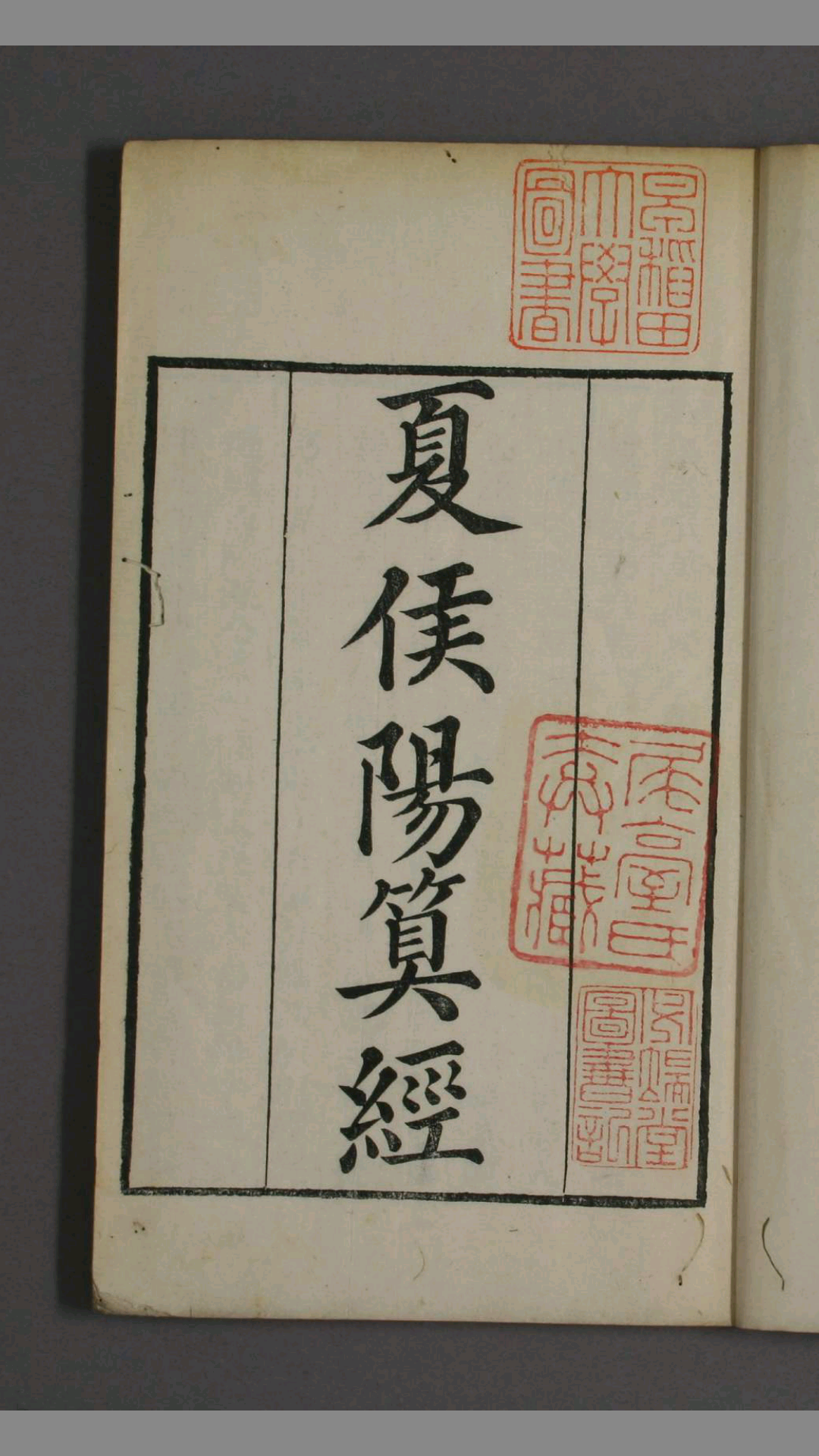 夏侯阳算经. 卷上 中 下 夏侯阳 撰